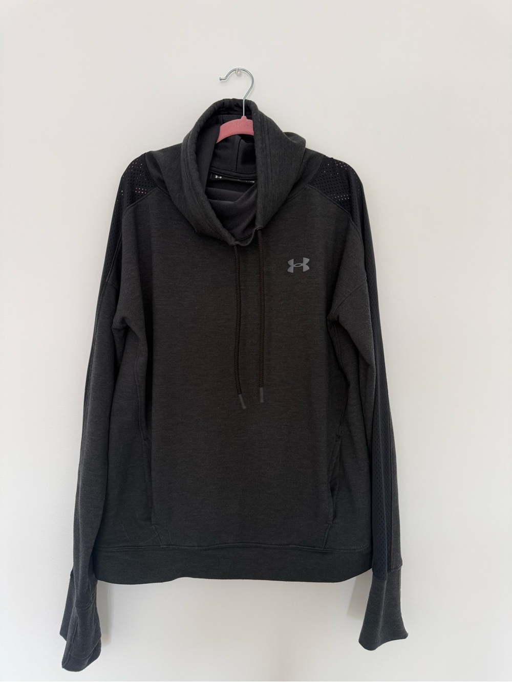 Under Armour dark grey funnel neck top